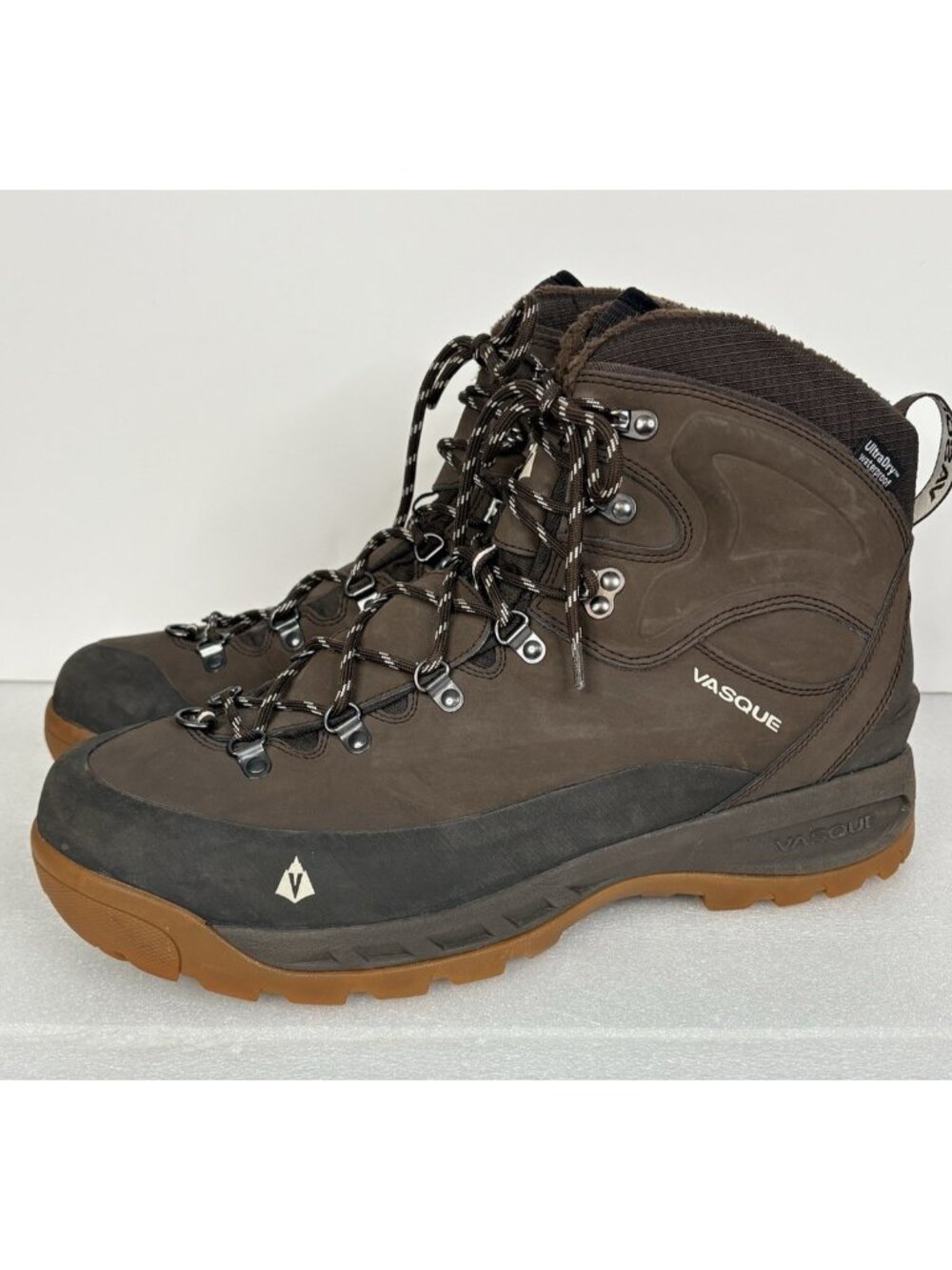 Vasque Snowblime UltraDry Hiking Boots Men’s 14 M Leather Waterproof Brown